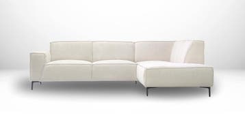 Hoekbank Melbourne - Cream / Hoek rechts, 250 tot 300 cm, Verzenden, Hoekbank, Nieuw