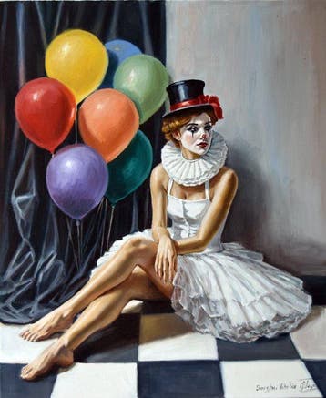 Serghei Ghetiu - Portrait of ballerina mime