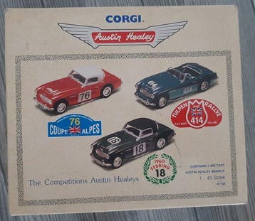 Corgi 1:43 - Modelauto - Austin Healey - Competitie Austin, Nieuw
