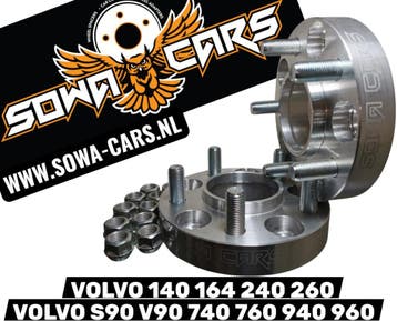 Spoorverbreders 5x108 65,1 Volvo-modellen Spacers Adapters, Verzenden