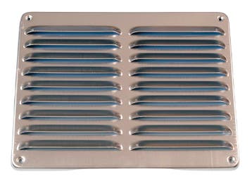 Aluminium schoepenrooster opbouw 245 x 195mm - ALU (1-2520A), Verzenden, Nieuw