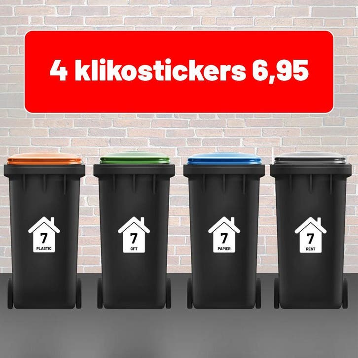 4 klikostickers 6,95, Verzamelen, Stickers, Overige typen, Nieuw