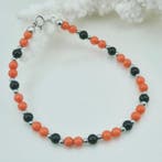 Koraal - Zilver - Armband - CORALLO MEDITERRANEO