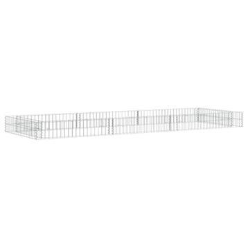 vidaXL Gabion plantenbak verhoogd 300x100x20 cm, Minder dan 30 cm, 100 cm of meer, Verzenden, Nieuw