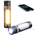 LUMORIA 3 in 1 LED Zaklamp &amp; Kampeerlamp met Powerbank, Verzenden, Nieuw, Accu