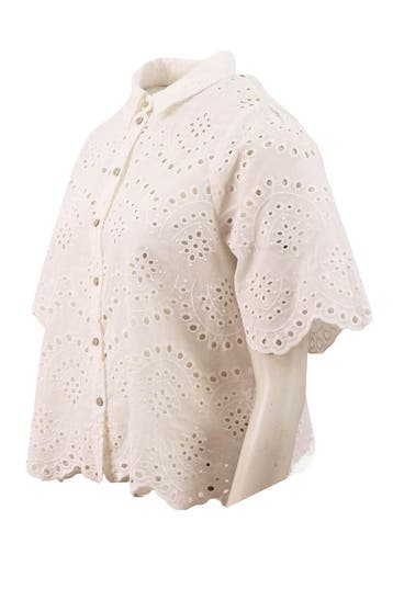 Only Blouse in maat M Wit, Kleding | Dames, Only, Verzenden, Zo goed als nieuw, Wit