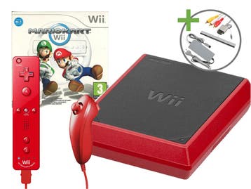 Nintendo Wii Mini Starter Pack - Mario Kart Wii Edition, Ophalen of Verzenden, Zo goed als nieuw