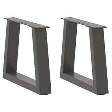 vidaXL Salontafelpoten 2 st V-vormig 40x(30-31,3) cm staal, Verzenden, Nieuw