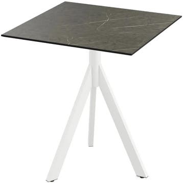 Inklapbare Tafel | INFINITY | HPL/RVS | Marmerlook Blad |, Verzenden, Nieuw in verpakking