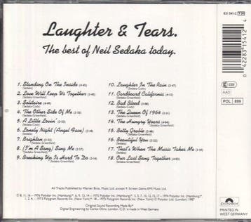 NEIL SEDAKA - Laughter And Tears - The Best Of Neil Sedaka, Verzenden, Nieuw in verpakking