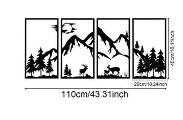 Boho Woodland Dieren Muursticker – Bosdieren Decoratie, Verzenden, Nieuw