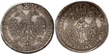 Duitsland, Nürnberg. Nürnberg Stadt. Reichstaler 1637