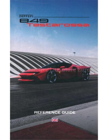 2026 FERRARI 849 TESTARSSA VERKORT INSTRUCTIEBOEKJE ENGELS, Auto diversen, Handleidingen en Instructieboekjes