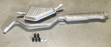 Complete uitlaat Middendemper + Einddemper Saab 9-5 2.0, 2.3, Verzenden, Nieuw