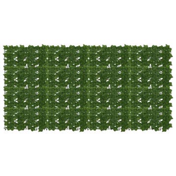 vidaXL Balkonscherm met bladeren Groen 200 x 100 cm, Verzenden, Nieuw