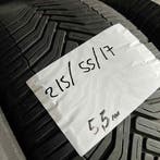 2 x Michelin CrossClimate 215-55-17 4 Seizoenbanden 5,5mm, 17 inch, Ophalen of Verzenden, All Season, Band(en)