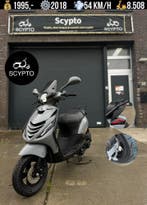 Piaggio Zip 4T 2V Full Option | Nardo Grey | 2018 | RDW Geke, Maximaal 45 km/u, Zip, Ophalen of Verzenden, Zo goed als nieuw
