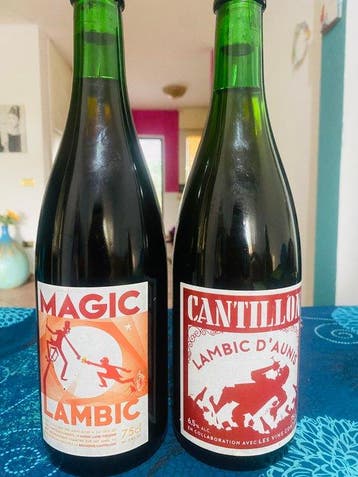 Cantillon - Magic Lambic & Lambic dAunis - 75cl - 2 flessen, Verzamelen, Nieuw