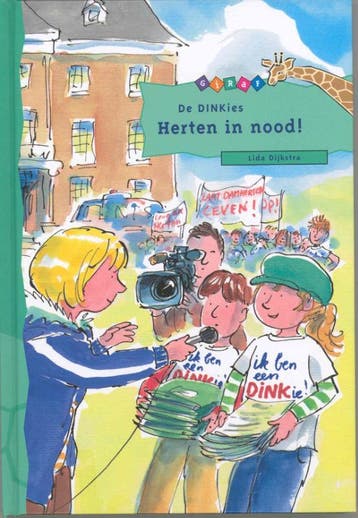 De DINKies: Herten in nood! / Giraf - Lida Dijkstra, Boeken, Verzenden, Zo goed als nieuw, Lida Dijkstra