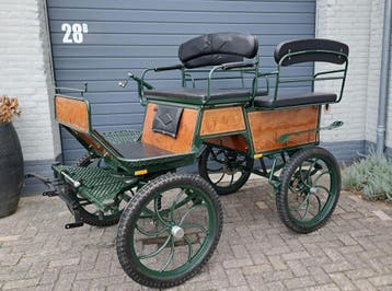 Menwagen koets rijtuig recreatiewagen, Dieren en Toebehoren, Gebruikt, Wagonette, Pony