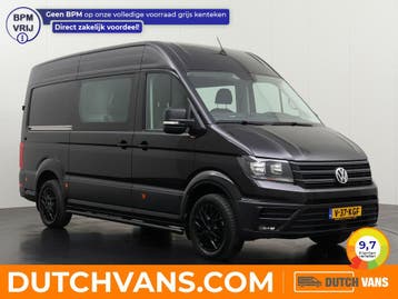 Volkswagen Crafter 2.0TDI Dubbele-cabine 2024 L3 H3 Diesel, Auto's, Bestelauto's, Automaat, Euro 6, Volkswagen, Zwart