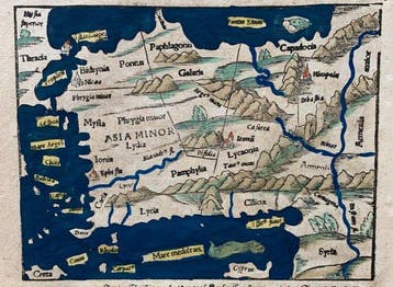 Turkije - Kalkoen; Sebastian Münster - (Asia minor). -, Boeken, Nieuw