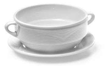 Hoogglans Wit Porselein Soepkom | 380 ml | 12 stuks (, Verzenden