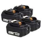 Startset: 4x Makita BL1850B / 18V LXT, 123accu huismerk, Verzenden, Nieuw