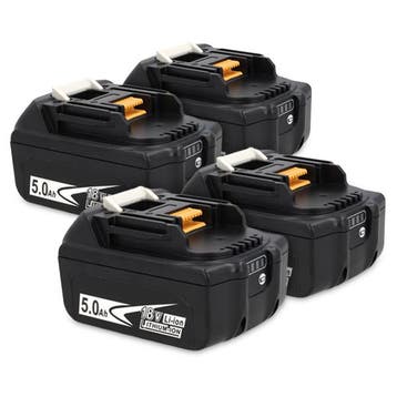 Startset: 4x Makita BL1850B / 18V LXT, 123accu huismerk, Doe-het-zelf en Verbouw, Gereedschap | Machine-onderdelen en Toebehoren