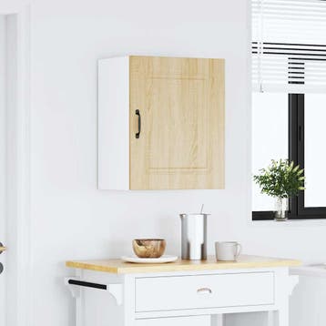 vidaXL Keukenwandkast Kalmar bewerkt hout sonoma, Verzenden, Nieuw, Bruin