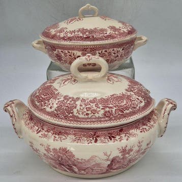 Villeroy & Boch Mettlach – Terrinen-Set – Porzellan mit