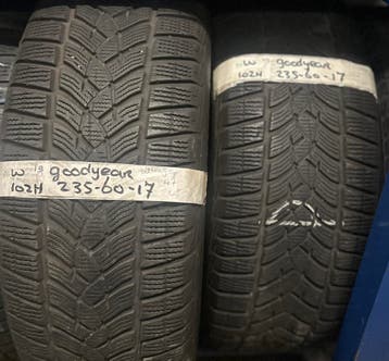 2x235-60-17 Goodyear Winter 5mm €35 per band 235 60 17, Ophalen, Gebruikt, 17 inch, Winterbanden