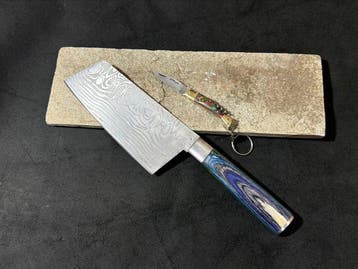 Hekito - Keukenmes - Cleaver - Exclusieve vintage keukenmes
