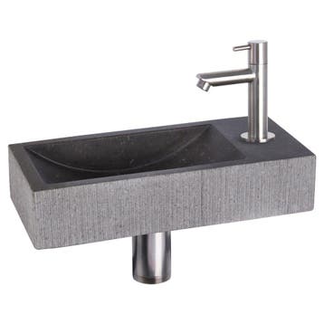 Differnz Ribble fonteinset bombai black - natuursteen -, Verzenden, Nieuw