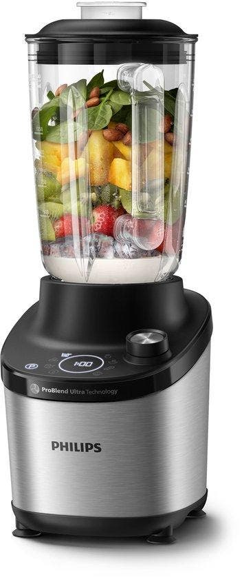 Philips Blender HR3760/00 - Krachtige 1500 Watt Motor - Met, Verzenden, Nieuw