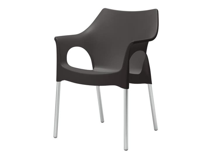 Scab Ola tuinstoel Antraciet, Tuin en Terras, Tuinstoelen, Nieuw, Overige materialen, Verzenden