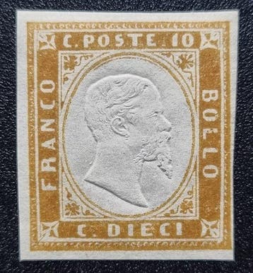 Italiaanse oude staten - Sardinië 1862 - IVe uitgifte 10c, Gestempeld
