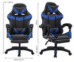 Massage Gamingstoel – Met Voetsteun, Lendensteun & Comfort, Huis en Inrichting, Stoelen, Verzenden, Nieuw