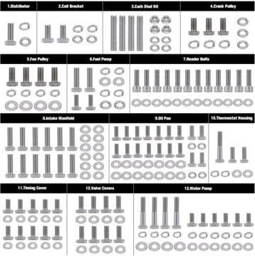 Chevrolet small block engine bolt kit, Ophalen of Verzenden, Nieuw