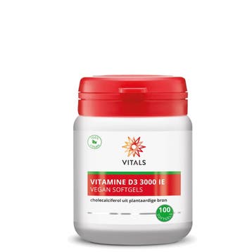 Vitamine D3 3000ie - 75 mcg (cholecalciferol) softgels, Ophalen of Verzenden, Nieuw
