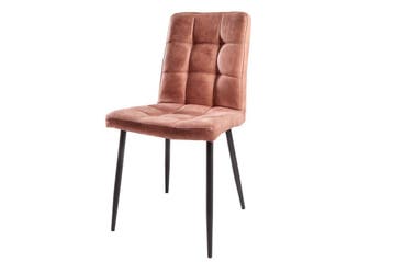 Retro design stoel MODENA vintage bruin met decoratieve, Huis en Inrichting, Ophalen of Verzenden, Nieuw