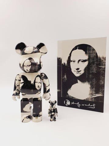 Medicom Toy x Andy Warhol - Be@rbrick 400% 100% Double Mona