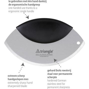 Triangle Wiegemes 17 cm – Ideaal voor Eénhandig Hakken, Ophalen of Verzenden, Nieuw