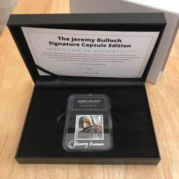 Star Wars - Jeremy Bulloch - Signed Stamp - Number 201 of, Nieuw