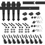 Lendo Online Schuifdeur Beslagset 400cm Zwart met Geleiders, Verzenden, Nieuw