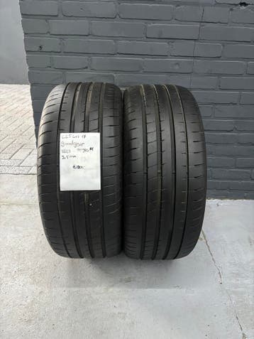 225/45/17 GOODYEAR EAGLE F1 5,5MM 2 STUKS €120,- (1823), Auto-onderdelen, Ophalen, Gebruikt, 17 inch, Band(en)