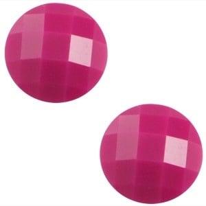 2 x Basic cabochon 10mm Fuchsia (Cabochons en camée), Hobby en Vrije tijd, Kralen en Sieraden maken, Ophalen of Verzenden, Nieuw