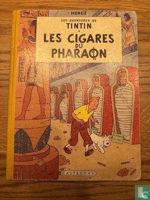 Kuifje - Les cigares du pharaon - 1955, Eén stripboek, Verzenden, Gelezen, Remi, Georges.