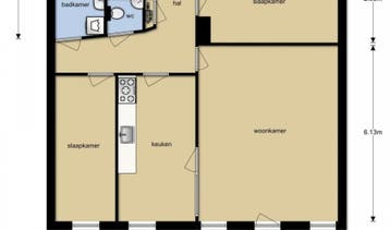 Te Huur 3 Kamer Appartement Hoefkade In Den Haag, Huizen en Kamers, Huizen te huur, Den Haag, Den Haag, Direct bij eigenaar, Appartement