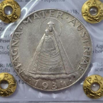 Oostenrijk. Republic. 5 Schilling 1934 (Zonder minimumprijs)